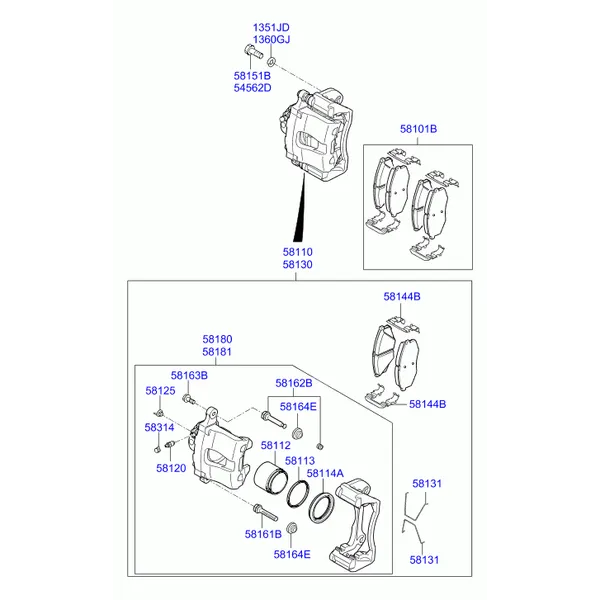 Тормозной механизм переднего колеса