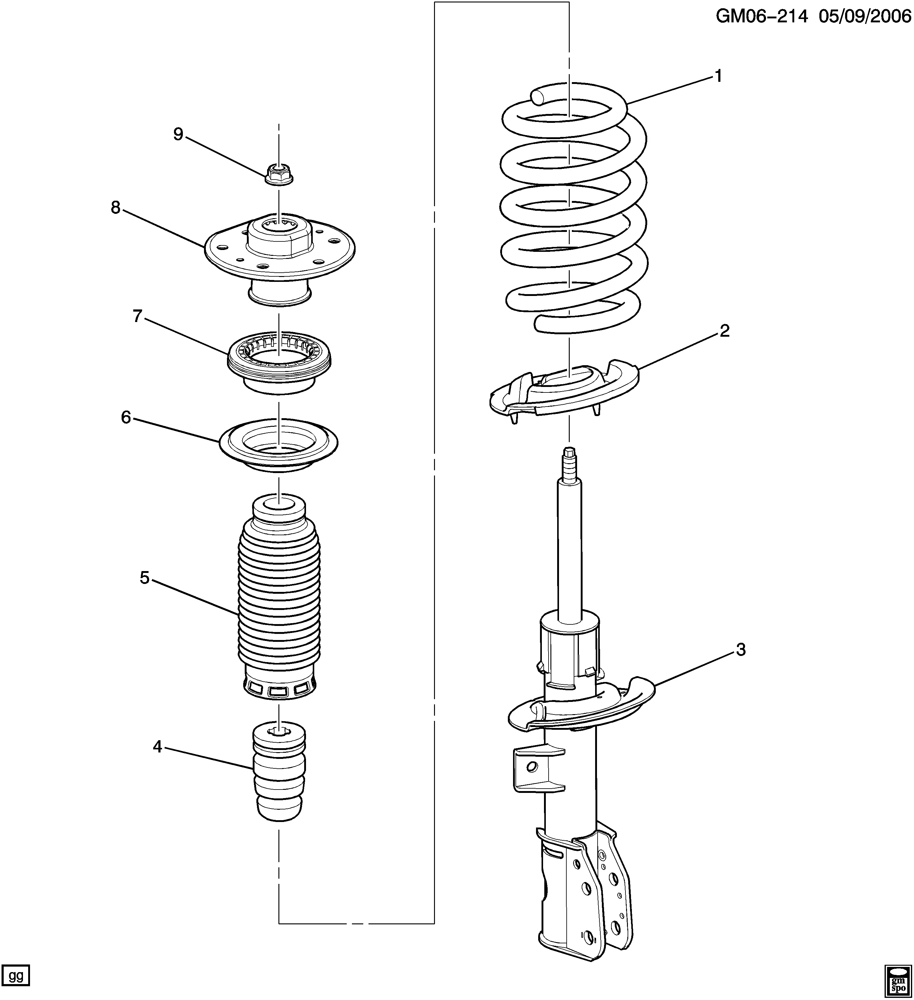 STRUT ASM/FRONT