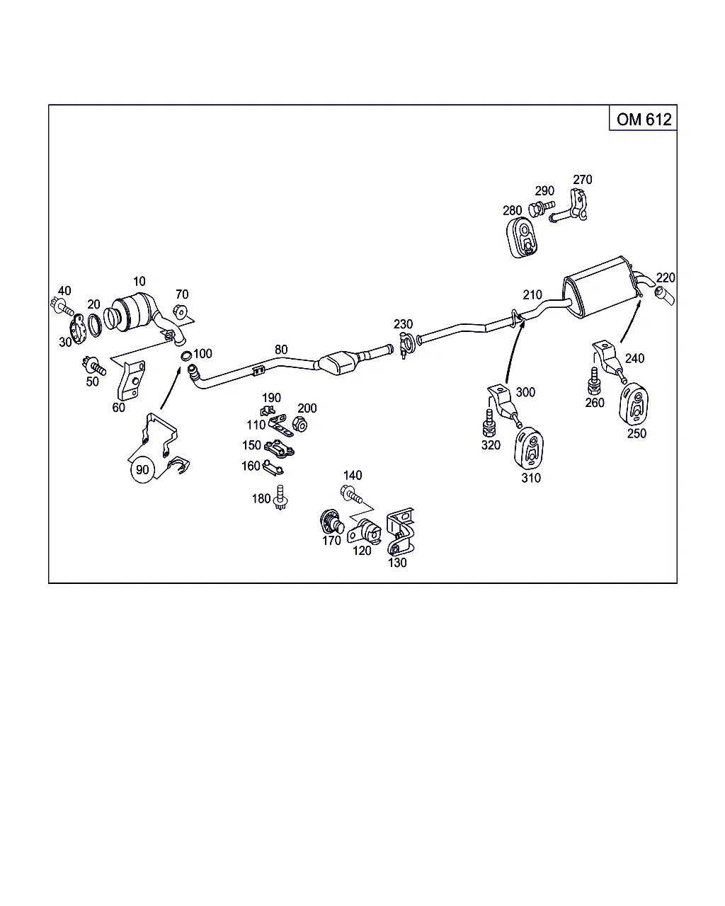 СИСТЕМА ВЫПУСКА ПРИ 5-ЦИЛ. ДИЗЕЛЬН. А/М