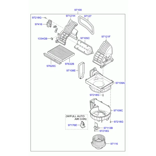 Климатическая установка - отопитель и вентилятор