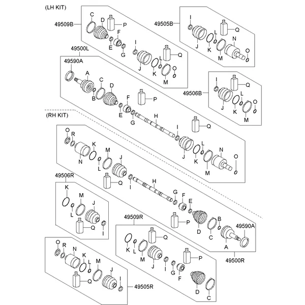 DRIVE SHAFT-FRONT; 2