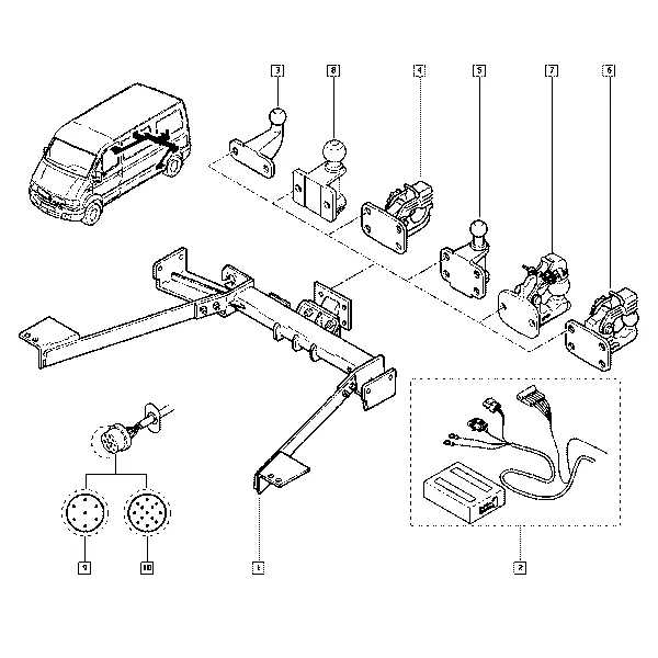 Тягово-сцепное устройство (дополнительное оборудование)