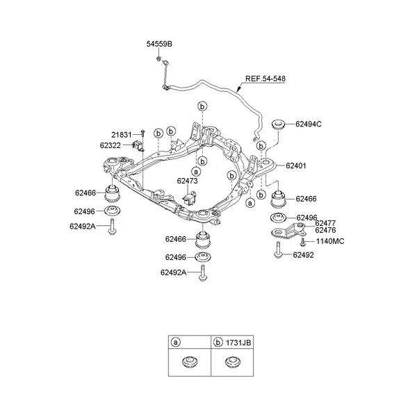 FRONT SUSPENSION CROSSMEMBER