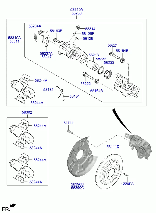 тормозной механизм заднего колеса