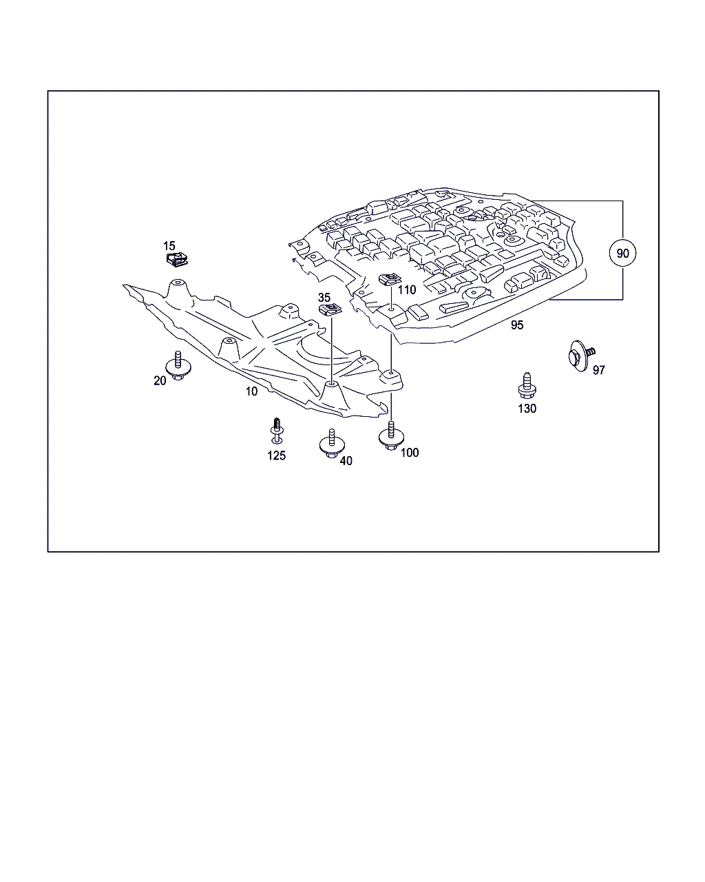 НИЖНЯЯ ЗАЩИТА МОТОРНОГО ОТСЕКА