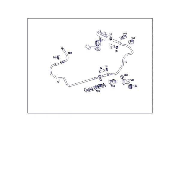 ТОПЛИВОПРОВОДЫ, А/М С БЕНЗ. ДВИГАТЕЛЯМИ