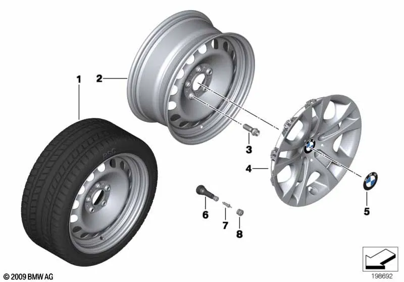 Колесный диск стальной, дизайн 12