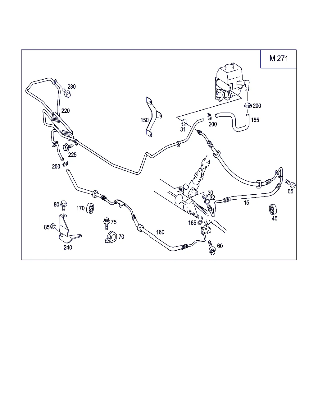 КОМПЛЕКТ ТРУБОК ДЛЯ А/М С БЕНЗ. ДВИГ.