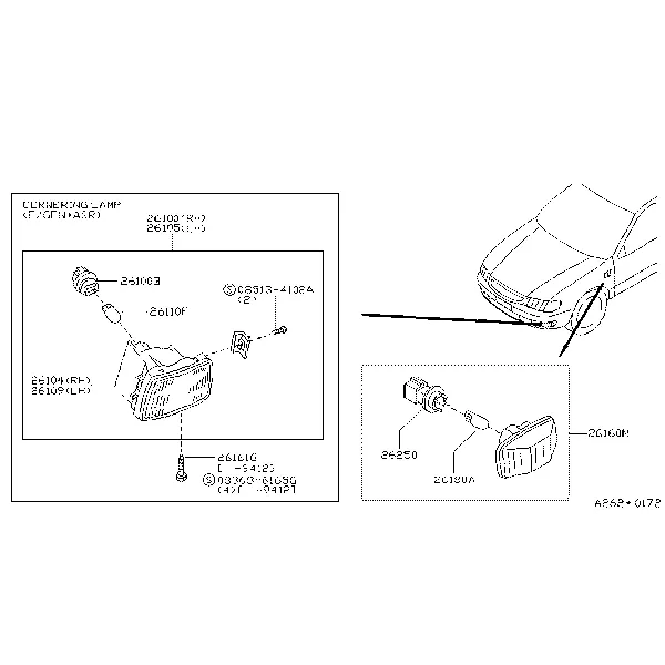 Боковой габаритный фонарь