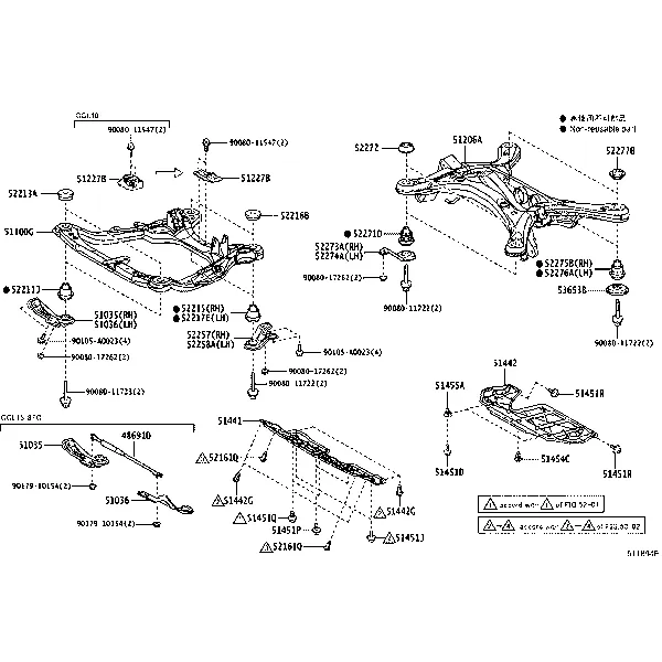 SUSPENSION CROSSMEMBER & UNDER COVER