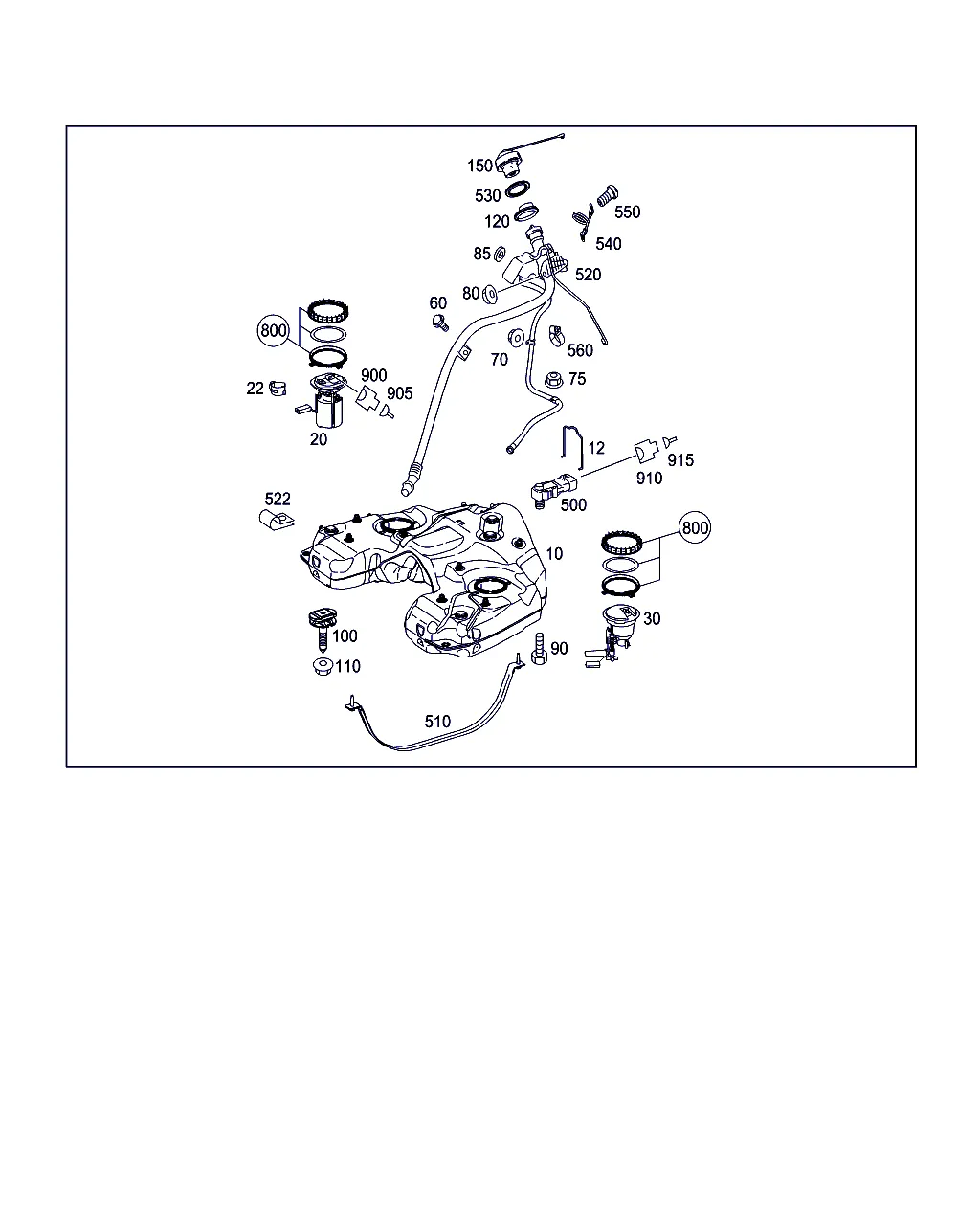 ТОПЛИВНЫЙ БАК С НАВЕСНЫМИ ЭЛЕМЕНТАМИ