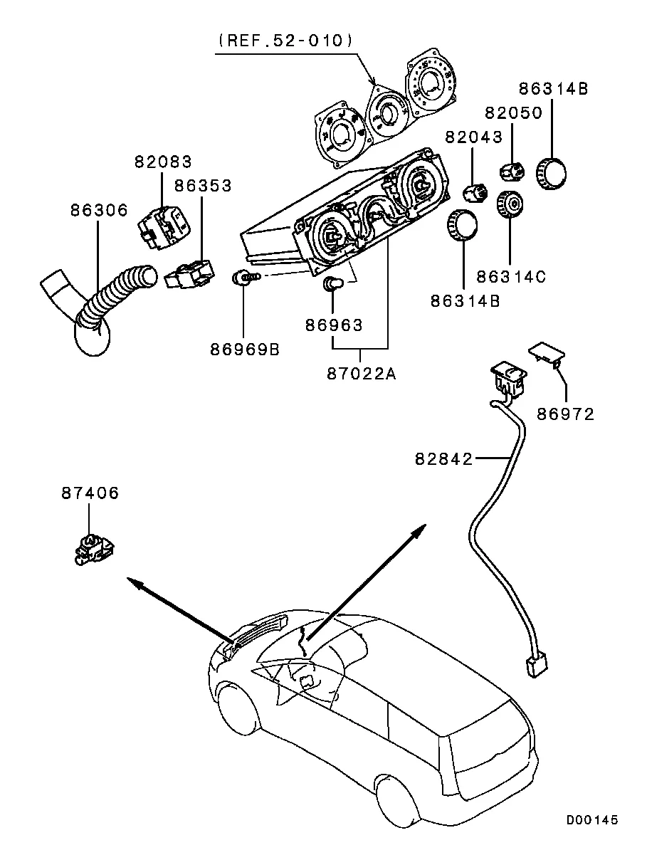 ОТОПЛ., КОНДИЦ. И ВЕНТИЛЯЦИЯ - УПРАВЛЕНИЕ ОТОПИТЕЛЕМ
