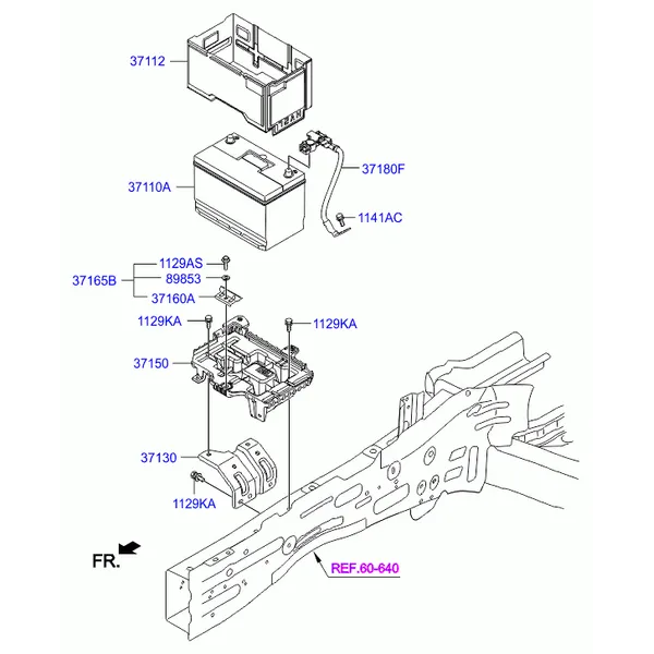 Аккумуляторная батарея и провода