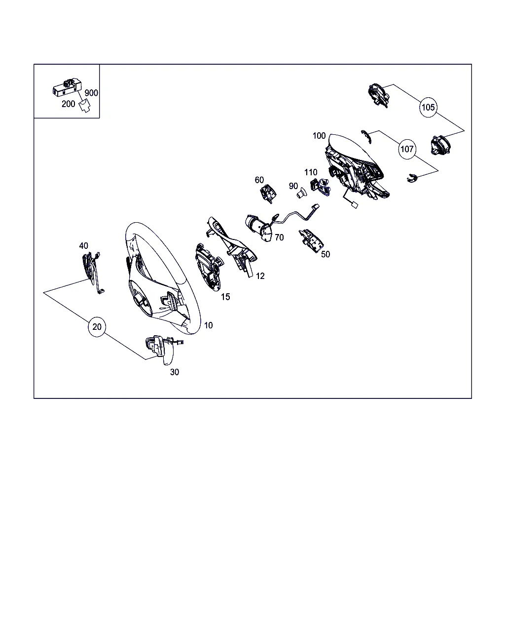 РУЛ. КОЛЕСО И ЗАМОК БЛОКИРОВ. РУЛ. ВАЛА