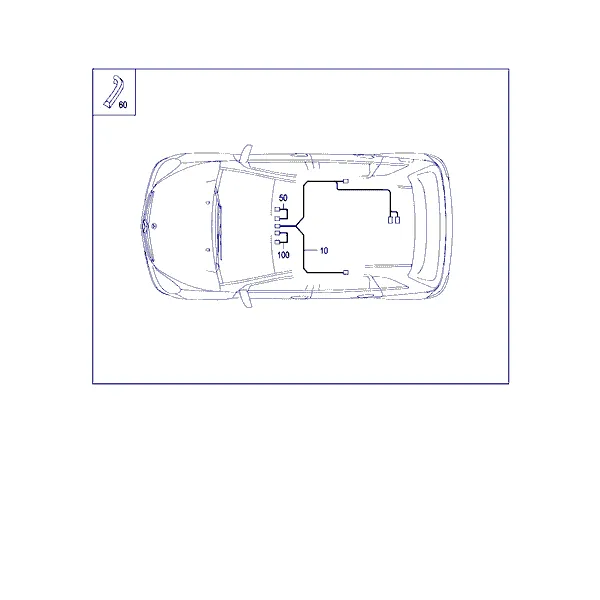 ЖГУТ ПРОВОД.ДЛЯ ФОН.ОСВЕЩ.ПОРОГ.И САЛОНА