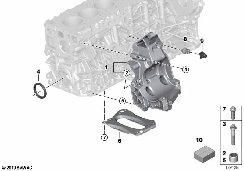 Блок цилиндров/дополнительные элементы