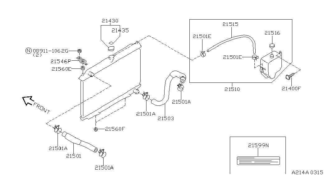 Радиатор, кожух и система охлаждения инвертора; HOSE