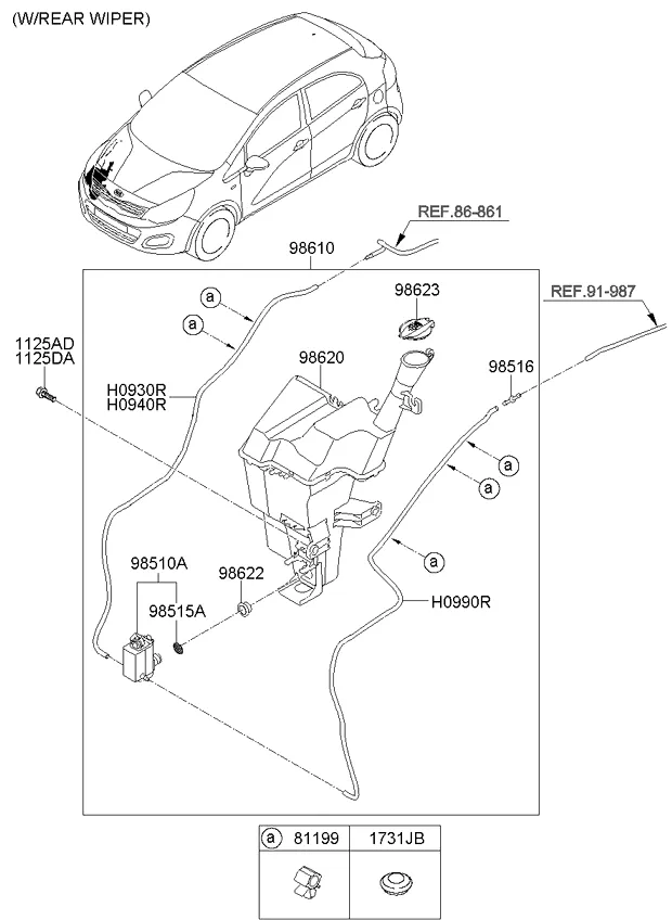стеклоомыватель ветрового стекла