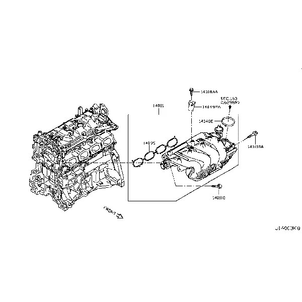 Коллектор; INTAKE PARTS