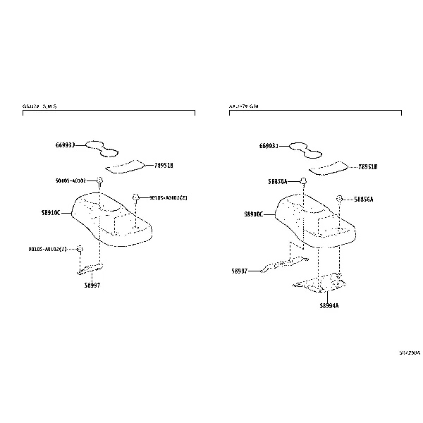 CONSOLE BOX & BRACKET