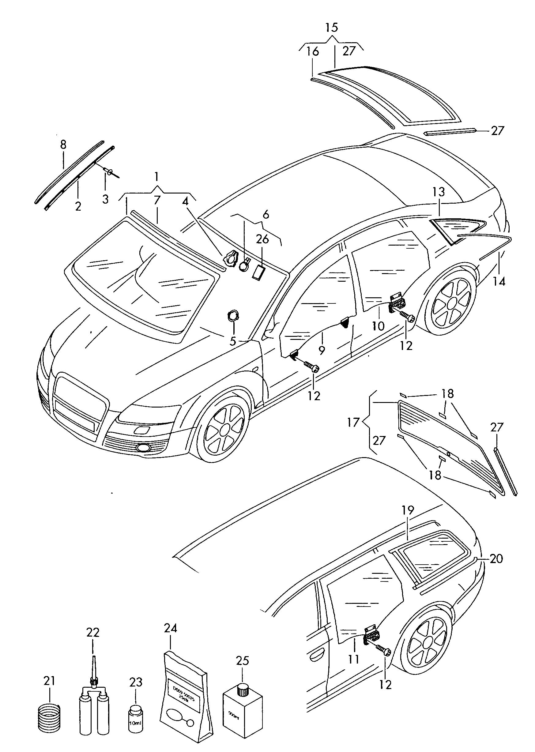 Ветровое стекло F >> 4F-7-200 000