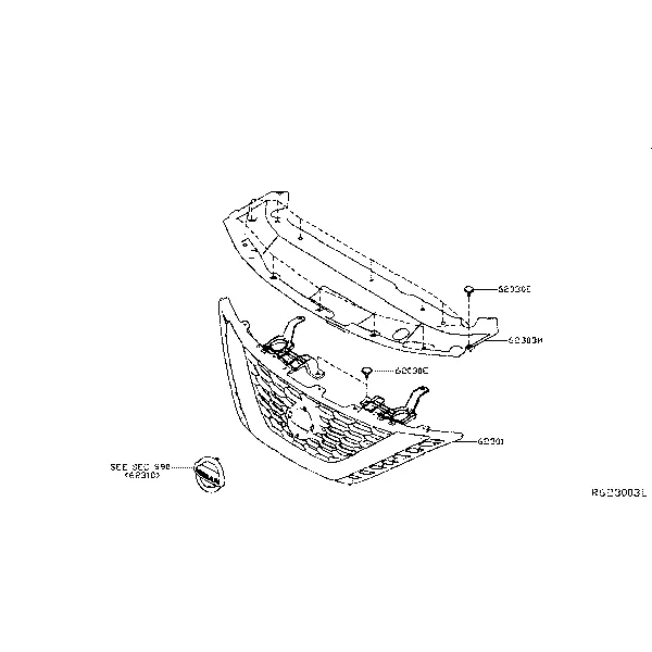 Передняя решётка