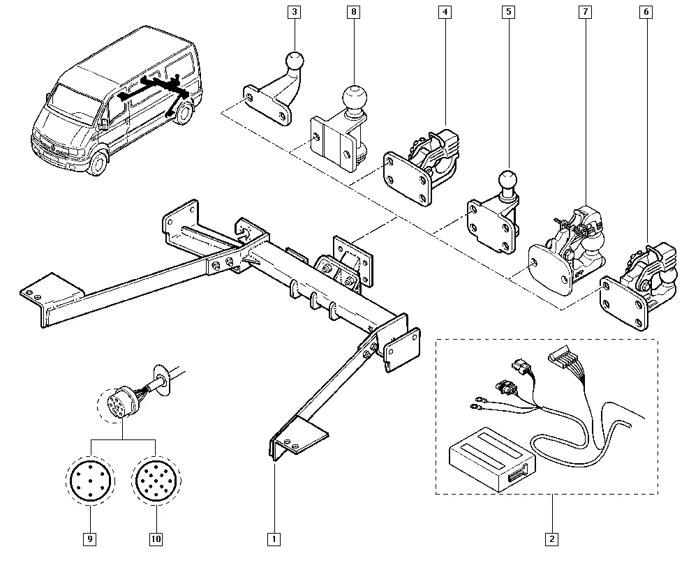Тягово-сцепное устройство (дополнительное оборудование)