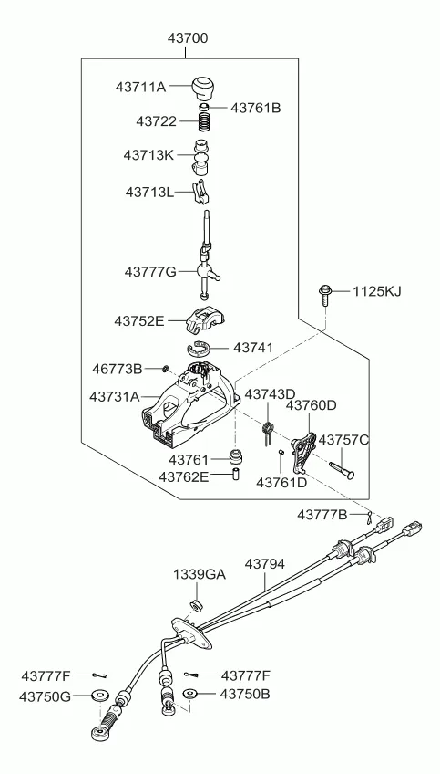 SHIFT LEVER CONTROL (MTM)