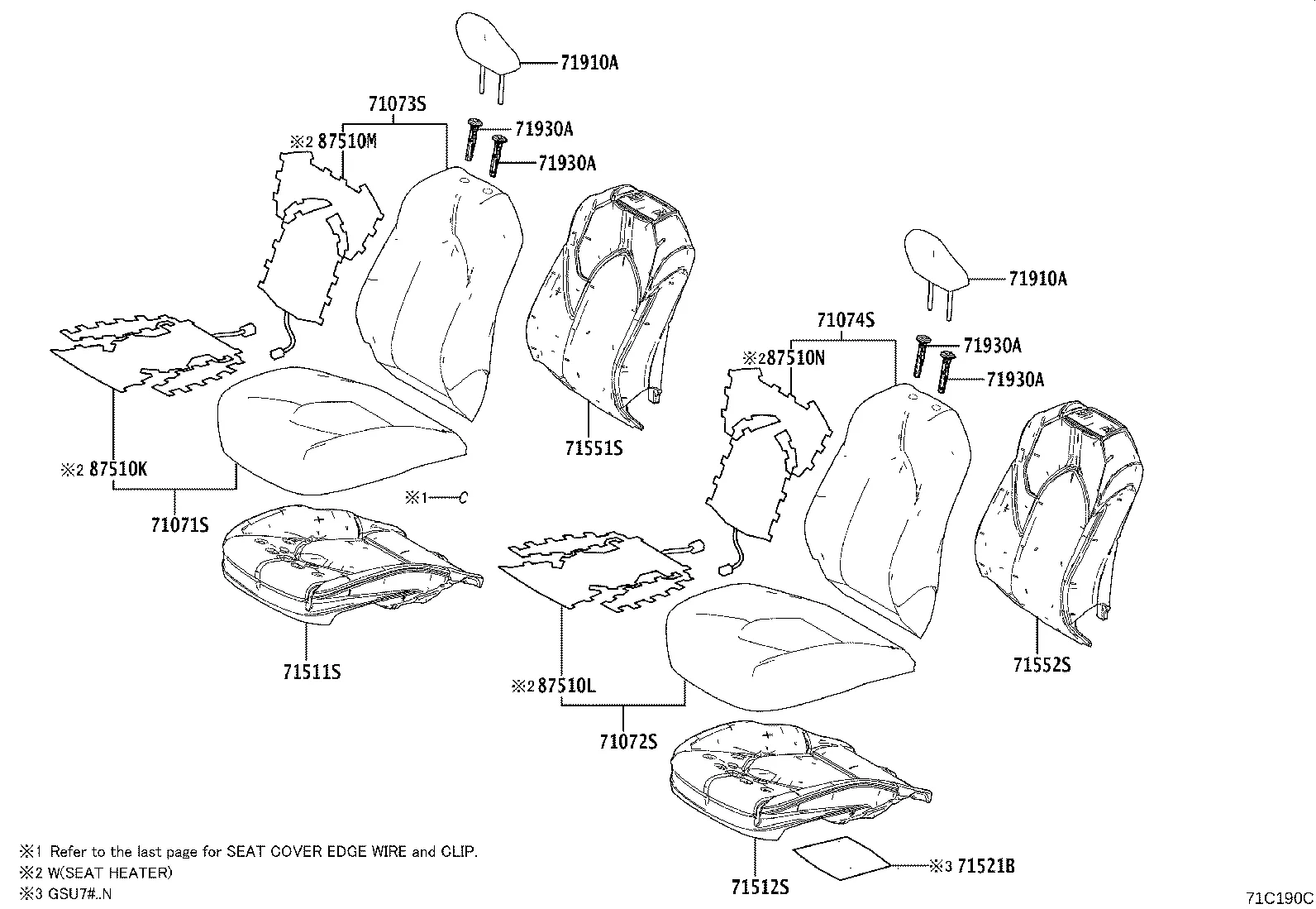 FRONT SEAT & SEAT TRACK