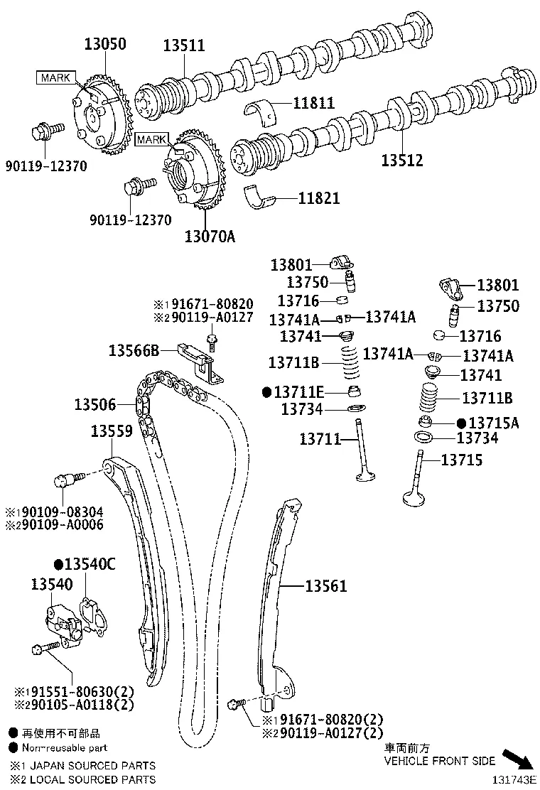 CAMSHAFT & VALVE