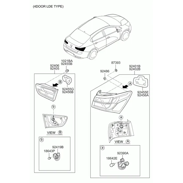 задняя фара