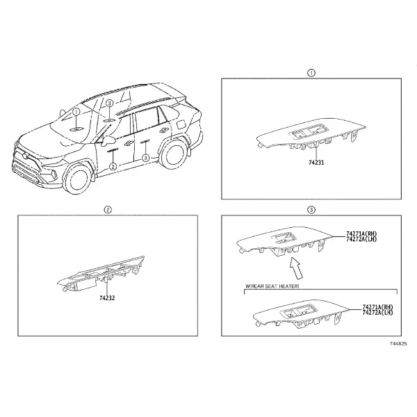 ARMREST & VISOR