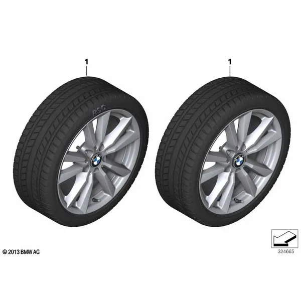 Колесо в сб.зим.сдвоенн.сп.446 -18"