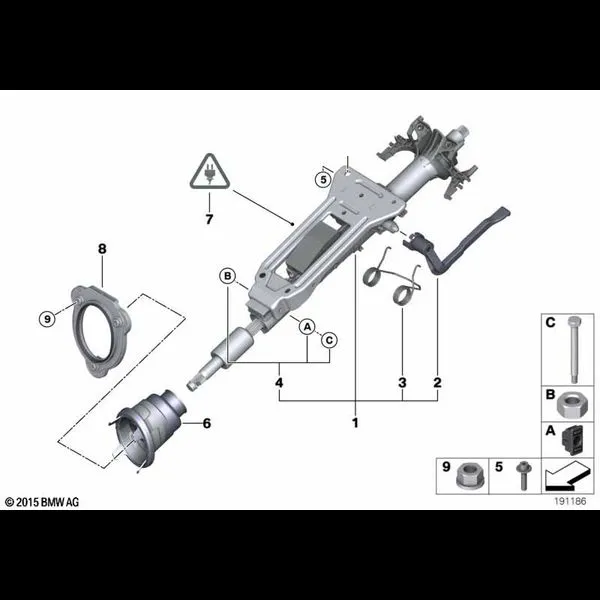 Рулевая колонка с механическим приводом