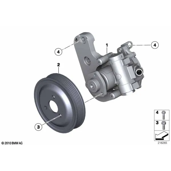 Насос гидроусилителя рулевого управления