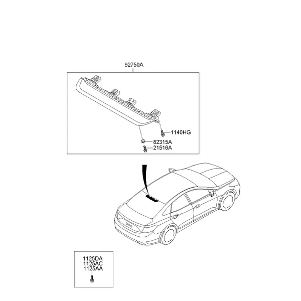 HIGH MOUNTED STOP LAMP