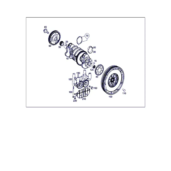 КОЛЕНЧАТЫЙ ВАЛ И МАХОВИК