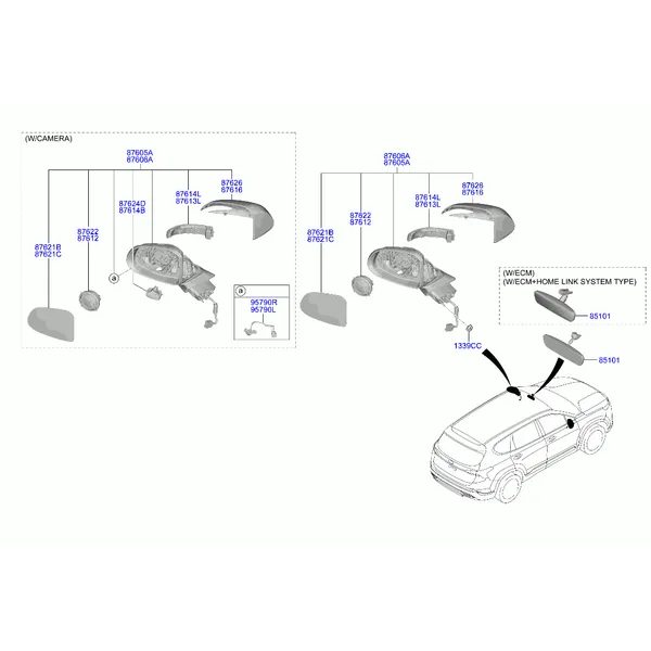 MIRROR-OUTSIDE REAR VIEW