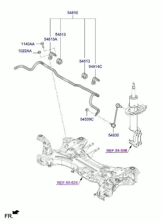 FRONT SUSPENSION CONTROL ARM