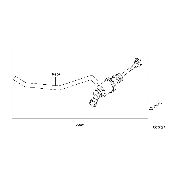 Главный цилиндр сцепления
