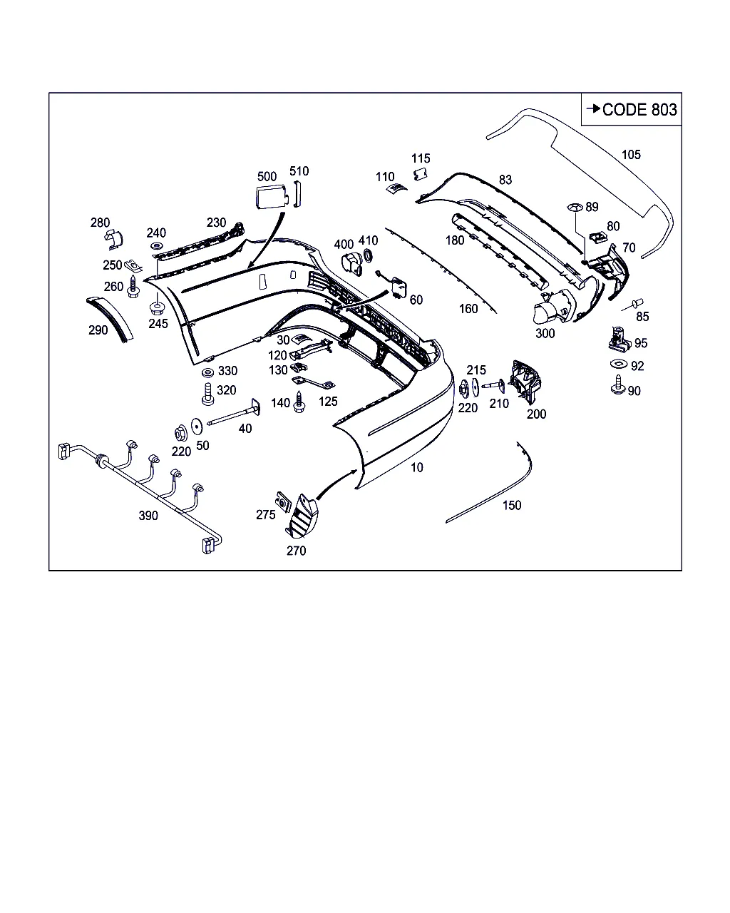 БАМПЕР ЗАДНИЙ
