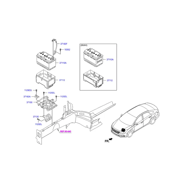 Аккумуляторная батарея и провода