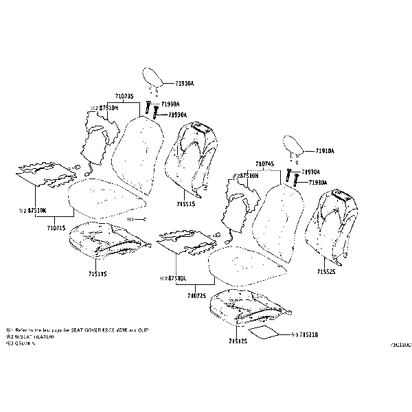 FRONT SEAT & SEAT TRACK