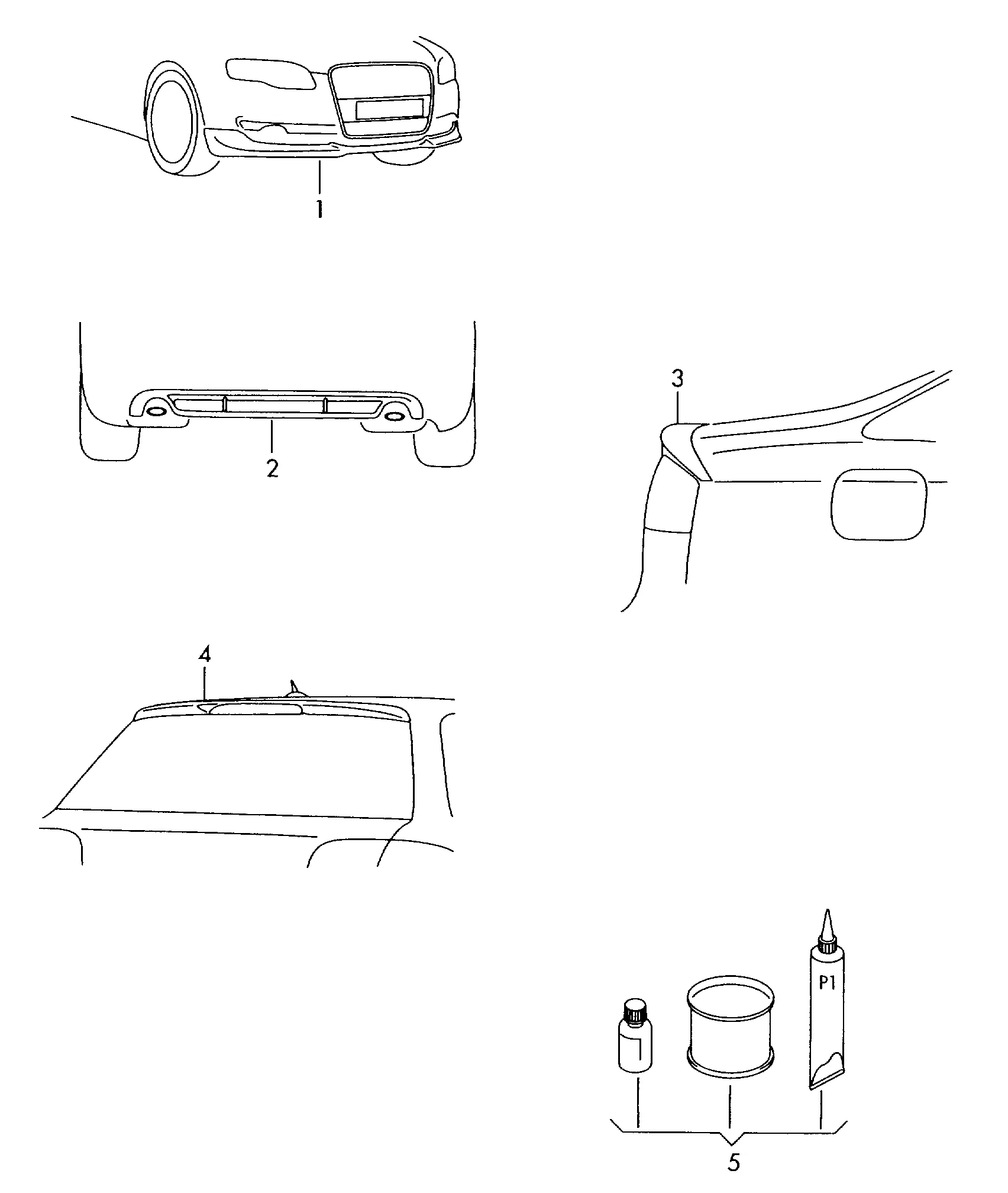 Оригинальные аксессуары Аэродинамический обвес