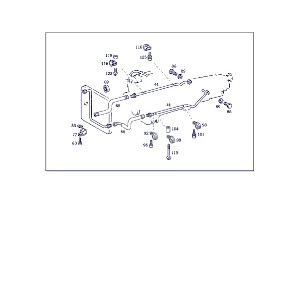 НАВЕСН. ДЕТАЛИ КП, МАСЛОЗАЛИВ. ТРУБКА S-КЛАСС