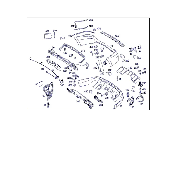 БАМПЕР ЗАДНИЙ