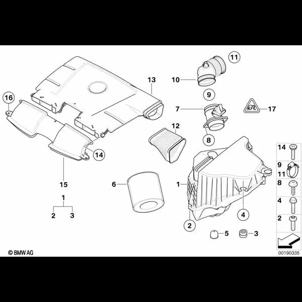 Глушитель шума всас./смен.элем.фил./HFM