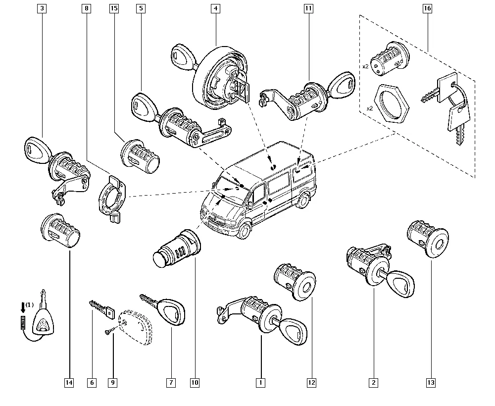 Цилиндр замка