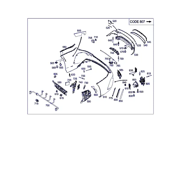 БАМПЕР ЗАДНИЙ