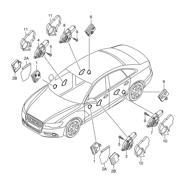 БУ двери Эл.двигатель стеклоподъёмника